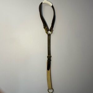 English Breast Plate with Elastic at Girth Attachment